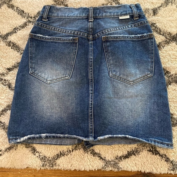 𝅺billabong denim mini skirt size 24 - Picture 3 of 5